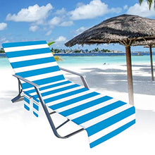 Serviette de Plage, Serviette Microfibre pour Chaise Longue, Housse de Chaise Longue De Plage Ou Piscine, Séchage Rapide/Plusieurs Poches/Poids Léger/Ultra Absorbant, Idéal Pour Bains De Soleil