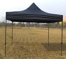 Ambisphere Gazebo pieghevole da giardino, 3 x 3 m, con borsa inclusa, colore: nero