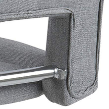 Amazon Brand - Movian Sarnen - Set da 2 sgabelli da bar, 52 x 41,5 x 115 cm, grigio
