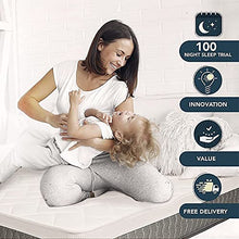 TEENO Materasso deluxe da 140 x 190 cm, spessore 18 cm, in memory foam e gel