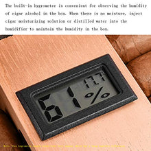 Cigar Humidor, Solido Legno di Cedro Humidor Box con Built-in Igrometro E Umidificatore Cigar Box Cigar Cabinet (330 * 230 * 100Mm)