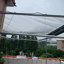 YJFENG Telone in Plastica Trasparente, Pannello Laterale per Tenda da Gazebo, PVC Resistente all'Acqua con Occhielli, per Piante Serra Giardino Pensile (Color : Chiaro, Size : 1.6X5M)
