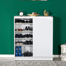 ADORE Diamond Armadio Multiuso, Pannello di truciolato, Bianco, 91x105x37 cm