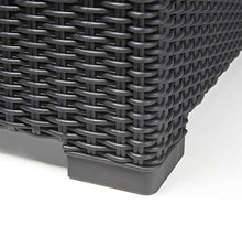 Keter California Tavolo da Esterno in Rattan 68 X 69 X 35 Centimetri, Grafite