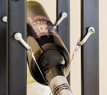 DanDiBo Scaffale Vino Design Pit 100 cm in Metallo Porta Bottiglie Supporto Bar