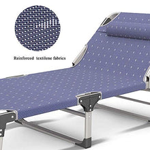 Generic Brands Letto Pieghevole Lettini Prendisole Letto Singolo Lettino da Campeggio Ufficio Siesta Letto Reclinabili Sedia Pieghevole Letto Semplice con Rinforzo Cuscino Regolabile Estate