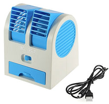 SaySure - Dual-Port Bladeless Vacuum USB Cooler Cooling Fan Air