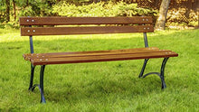 Panca da giardino in legno Krakwood, panca da parco balcone