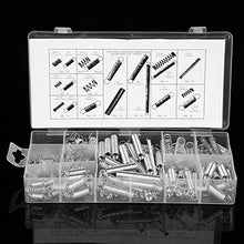 Kit assortimento molle per l'industria della compressione, 200 pezzi/set 20 misure Kit assortimento molle per estensione della compressione in acciaio al carbonio con scatola