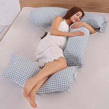 Mhwlai Multifunzionale Cuscino del Cotone maternità, A Forma di U Cuscino Sonno, Supporto della Vita, Cuscino Sonno, Donna Incinta Cuscino,F
