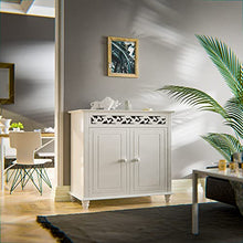 Casaria Mobiletto Country 76x65x35cm 2 Scomparti Armadietto Multiuso Mobile Console Ingresso