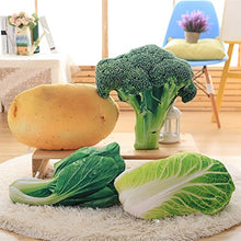 KaariFirefly Simulazione Broccoli Verdure Peluche Regali Home Office Cuscino, Green, 2