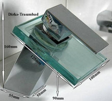 TSGPS GmbH - Miscelatore a cascata squadrato in vetro