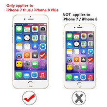 per custodia per iPhone 7 Plus/iPhone 8 Plus, CrazyLemon silicone TPU con motivo panda creativo per cellulare Custodia protettiva per iPhone 7 Plus/iPhone 8 Plus - Sotto il panda