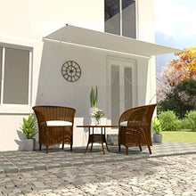 Oushome Tenda da Sole Retrattile 400x150 cm Crema