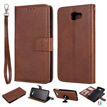 Bear Village Cover Galaxy J5 Prime/On 5, Custodia Premium Flip Custodia per Samsung Galaxy J5 Prime/On 5, Custodia con Porta Carte e Chiusura Magnetica, Marrone