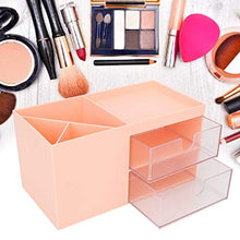 Contenitore per gioielli Contenitore per contenitori in ABS per cancelleria per trucco(Pink)