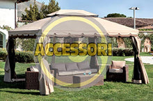 HOMEGARDEN Ricambio 4 Teli Laterali per Gazebo Adventure 300 x 400