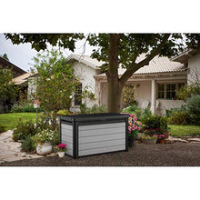 Keter Baule Denali Grigio 380 Lt In Resina Cm 122.9X62.1X70.9 H