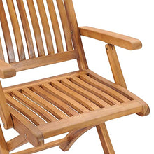vidaXL Sedie da Giardino 2 pz con Cuscini Blu in Massello di Teak