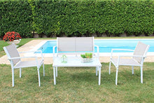 Milani Home s.r.l.s. Salotto da Giardino 2 Posti in Ferro