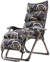 FACAZ Sedie da Giardino Lettini Prendisole Pieghevole Sedia per Pausa Pranzo Ufficio Estivo Balcone Casa Siesta Sedia Sedia per Anziani Spiaggia con tampone di Cotone