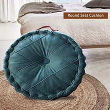 AIHOME - Cuscino rotondo per sedia da giardino, patio, cucina, ufficio, con manico