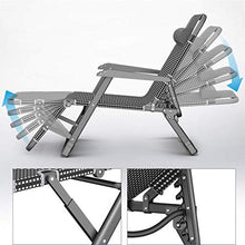 Lettini Prendisole Pieghevoli per Esterni Sedia a Sdraio Zero Gravity Patio Sedia Oversize Sedia Reclinabile Regolabile Lay Flat