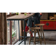 Miwaimao - Sedia da bar in legno massiccio, per hotel, scrivania, caffè, confortevole
