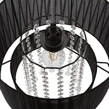 Ranex Lampadario Smartwares 6000.151 Amy – Tessuto – Nero