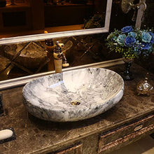 Lavabo Ovale da Bagno Retro Creative Jingdezhen Ceramic Hotel Lavabo antispruzzo Lavandini Bagno