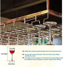 Rastrelliere per Bicchieri da Vino Portabicchieri retrò Tazza del Goblet - Sospensione Portabicchiere per Vino, Retro Stand Appeso in Ferro battuto, Scaffale per la Decorazione del soffitto per Bar /