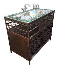 Consolle mobile bagno stile Marocco