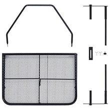 FAMIROSA Tavolo da Balcone Nero 60x40 cm in Acciaio