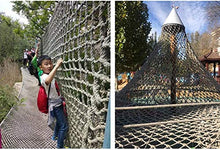 WaiMin Reti da arrampicata for rete sicura for bambini Cargo Corda di nylon Scaletta for bambini Rete di sicurezza anticaduta Rete da giardino Decor Rete da recinzione Balcone Ringhiera Protezione sca