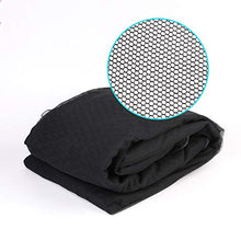 Sekey Zanzariera per Gazebo, 3 * 3 M Padiglione per zanzariera, con Cerniera e Cinturini in Velcro, Nero