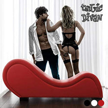 Poltrona Tantra Divano Ecopelle Rosso Complemento d'Arredo Design Amore