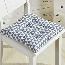 XHNXHN Cuscini per sedie da Esterno per Interni, Cuscino Quadrato per Sgabello a Quattro Stagioni Imbottito Cuscino Imbottito per Sedia da Ufficio Tatami per Computer, Grigio 40x40cm (16x16In)