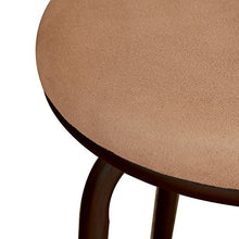 IKAYAA Sgabelli Industrial, Set di 2 Sgabelli da Bar Girevole Anticato con Schienale in Metallo Cornice Sedia da Cucina Pranzo Imbottita capacità 120KG (2 Pezzi)