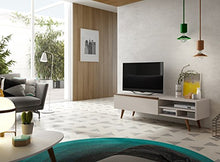 Bizzotto Divano 3 posti con Cuscino Fortaleza, Naturale, 206x91x67 cm