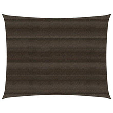 vidaXL Vela Parasole 160 g/m² Marrone 3,5x4,5 m in HDPE