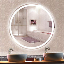 Specchio da Parete a Specchio per Bagno, Specchio da 5 mm, con Luce a LED e sensore Touch Pad a smistamento, Senza Bordo