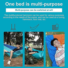Amaca amaca antistrappo per 2 persone per picnic all'aperto in campeggio (blu)