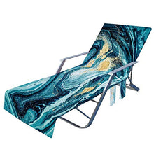 Sdfsa - Coprisedia da spiaggia per chaise longue con tasche laterali per piscina, sdraio, prendisole, vacanza