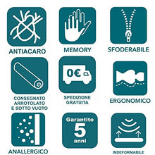 Materasso Memory Singolo trasformabile in 2 Materassi Singoli 80x190. Materasso Singolo Che da 80x190 Diventano Due Materassi Memory 80x190