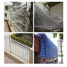 ZGQSW Rete da Giardino, Rete Anticaduta for Bambini, Rete Protettiva for Esterni, Adatta for Isolamento Decorativo Ringhiera Scale Balcone Pet Corda Arrampicata Tessuto Bianco