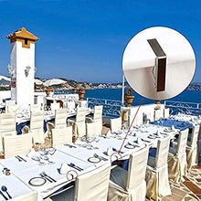 GAKIN - Clip per tovaglia da picnic, in acciaio inox, 4 pezzi