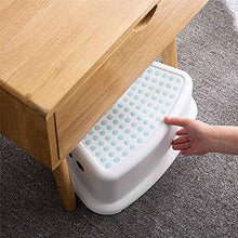 Sgabello Squatting Di Plastica Adatto A Tutti I Servizi Igienici E Bagno, Step Sgabelli Per Bambini, Presa Morbida Slip Resistant Per La Sicurezza, Impilabile,Blu