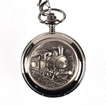 Días de vapor ferrocarril reloj de bolsillo