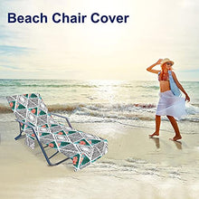 sdfsa - Telo coprisedia da spiaggia con tasche laterali in spugna, per piscina, chaise longue e chaise